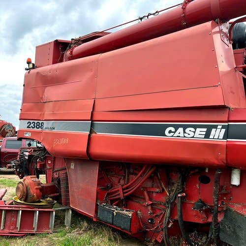 Used Case IH 2388 Combine parts.