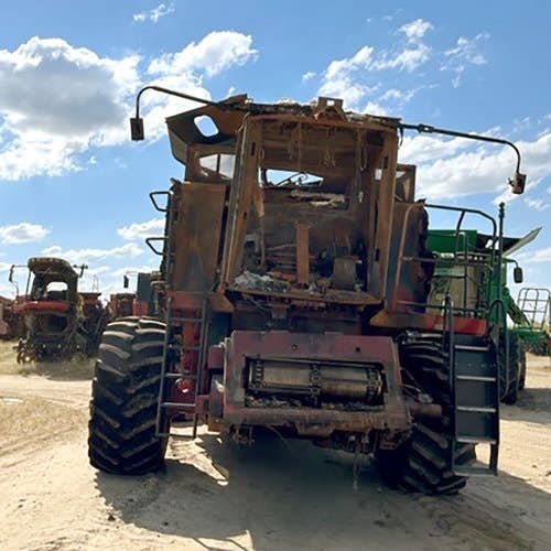 Used Case IH 2588 Combine parts.