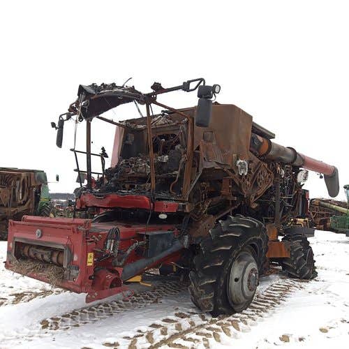 2013 Used Case IH 7230 Combine parts.