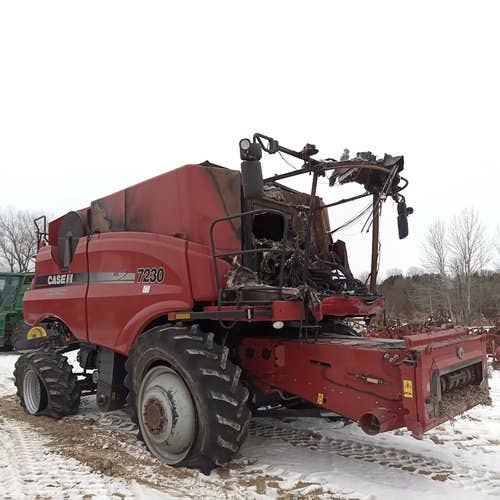 2013 Used Case IH 7230 Combine parts.
