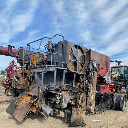 Used Case IH 7240 Combine parts.