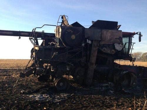 2011 Used Case IH 8120 Combine parts.