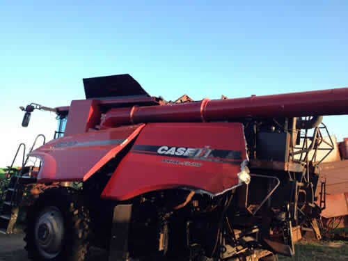 2014 Used Case IH 8230 Combine parts.