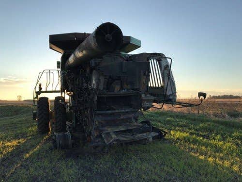 2012 Used Case IH 8230 Combine parts.