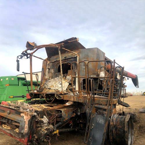 2012 Used Case IH 8230 Combine parts.