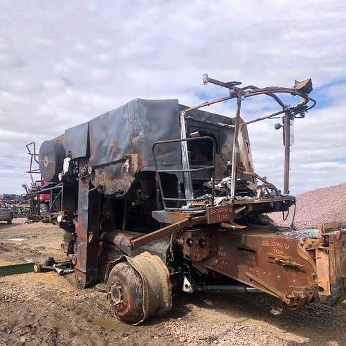 Used Case IH 9120 Combine parts.
