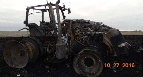 2014 Used Case IH Magnum315 Tractor parts.