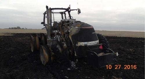 2014 Used Case IH Magnum315 Tractor parts.
