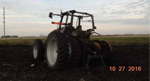 2014 Used Case IH Magnum315 Tractor parts.