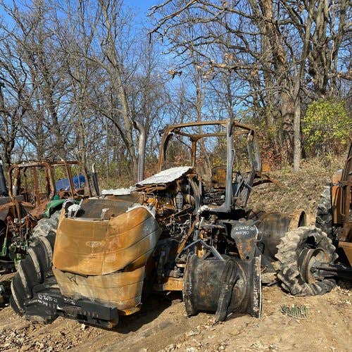 2013 Used Case IH Magnum340 Tractor parts.