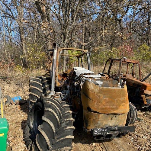 2013 Used Case IH Magnum340 Tractor parts.