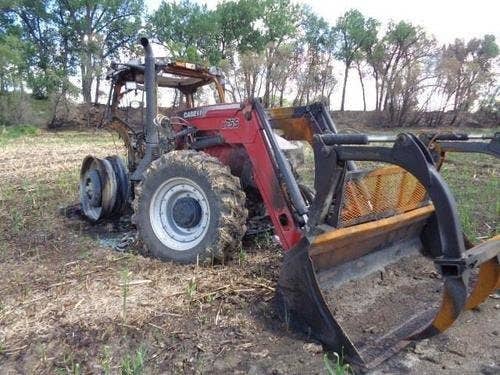 2012 Used Case IH Maxxum 140 Tractor parts.
