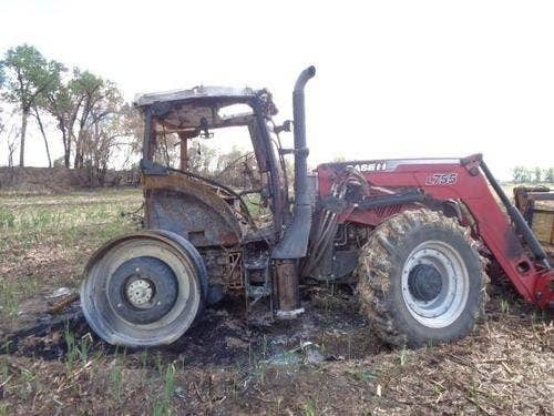2012 Used Case IH Maxxum 140 Tractor parts.