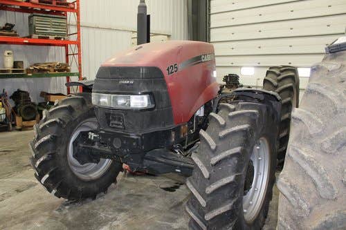 2010 Used Case IH MAXXUM125 Tractor parts.
