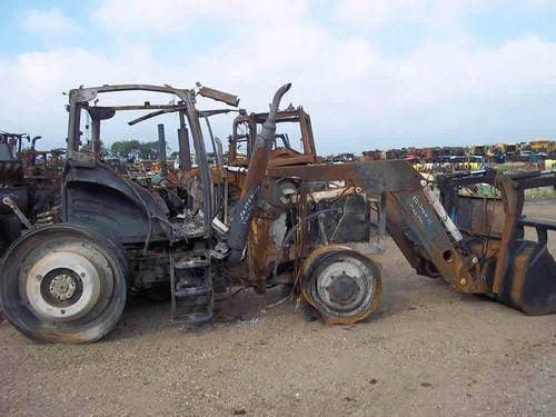 2013 Used Case IH Maxxum140 Tractor parts.