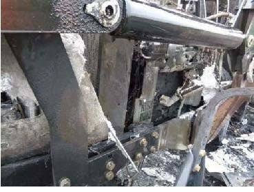 2014 Used Case IH Maxxum140 Tractor parts.