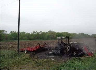 2014 Used Case IH Maxxum140 Tractor parts.