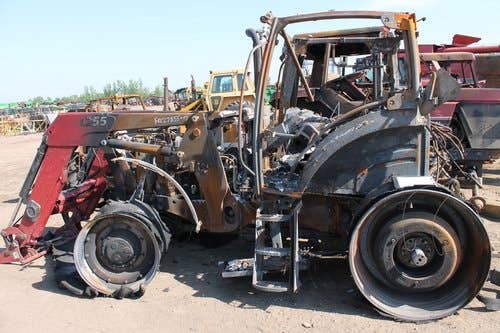2014 Used Case IH Maxxum140 Tractor parts.