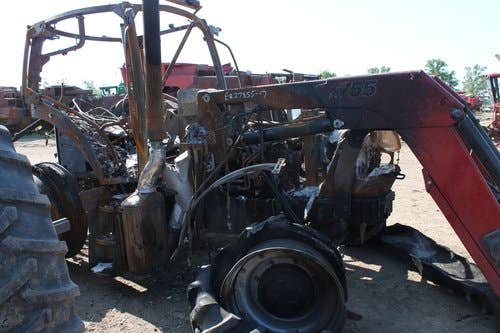 2014 Used Case IH Maxxum140 Tractor parts.