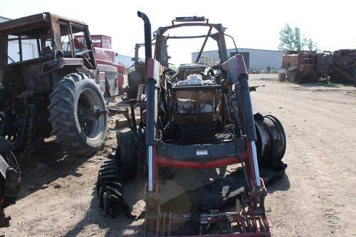 2014 Used Case IH Maxxum140 Tractor parts.