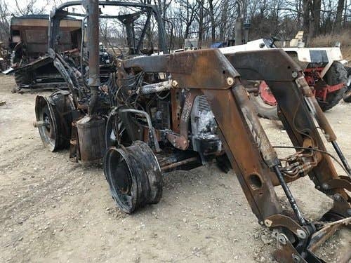 2014 Used Case IH MAXXUM140 Tractor parts.