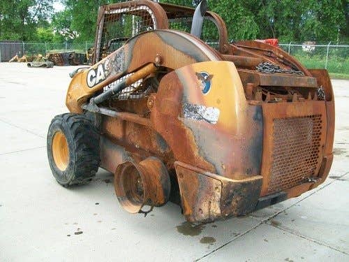 Used Case SV250 Skid Steer Loader parts.
