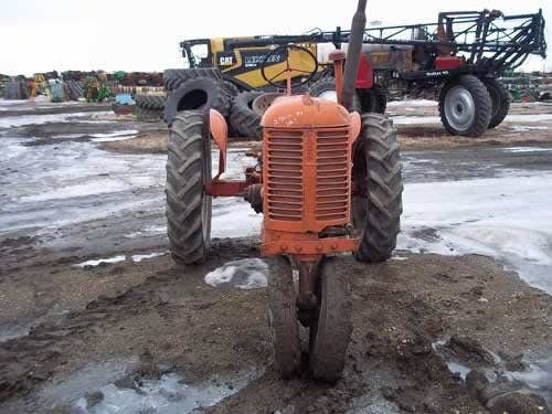 Used Case v Tractor parts.