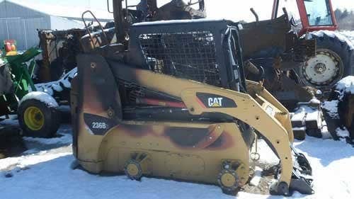 2008 Used Caterpillar 236B Skid Steer Loader parts.