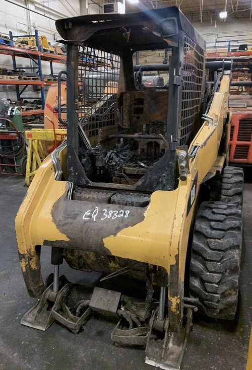 Used Caterpillar 242B3 Skid Steer Loader parts.