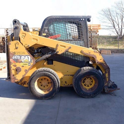 Used Caterpillar 242D Skid Steer Loader parts.