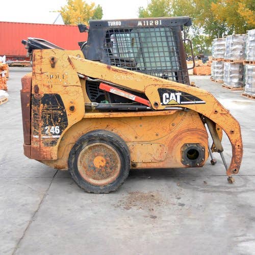 Used Caterpillar 246 Skid Steer Loader parts.