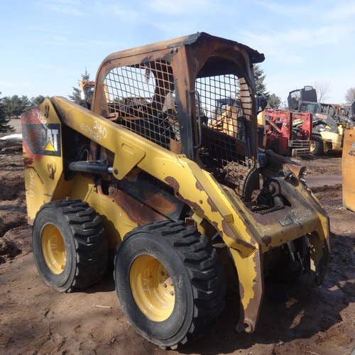 Used Caterpillar 246D Skid Steer Loader parts.