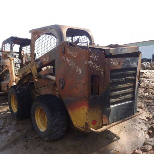 Used Caterpillar 246D Skid Steer Loader parts.