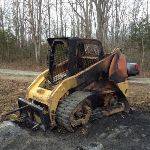 2009 Used Caterpillar 248 Skid Steer Loader parts.