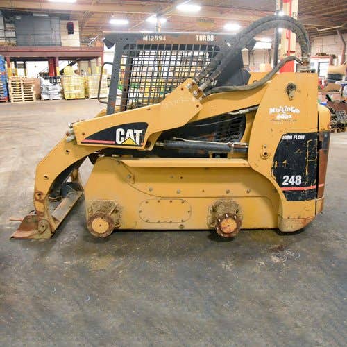 Used Caterpillar 248 Skid Steer Loader parts.