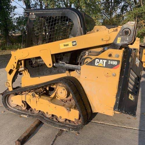 Used Caterpillar 249D Skid Steer Loader parts.
