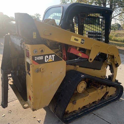 Used Caterpillar 249D Skid Steer Loader parts.