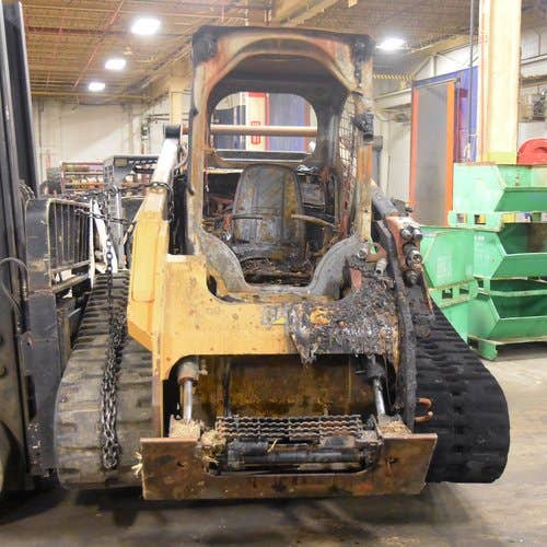 2015 Used Caterpillar 299DXHP Skid Steer Loader parts.