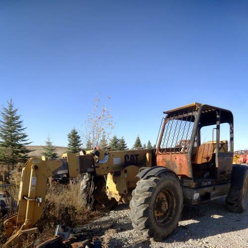 Used Caterpillar TH63 Telehandler parts.