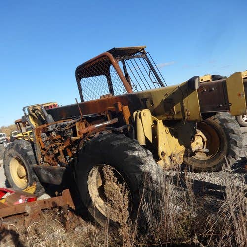 Used Caterpillar TH63 Telehandler parts.