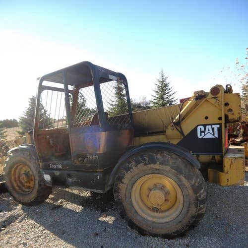 Used Caterpillar TH63 Telehandler parts.