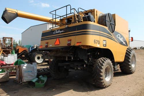2004 Used Challenger 670 Combine parts.