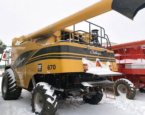 Used Challenger 670 Combine parts.