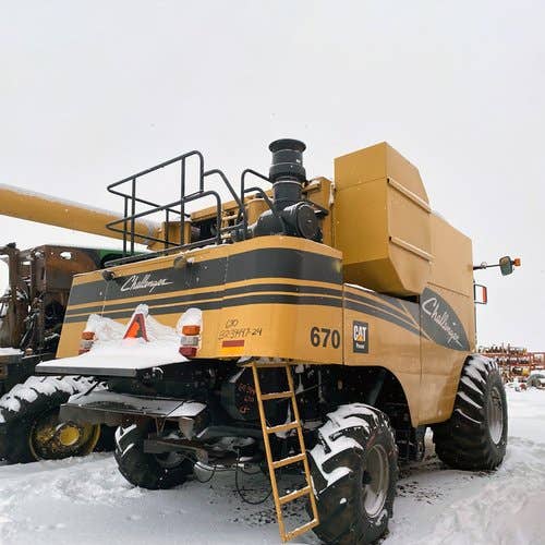 Used Challenger 670 Combine parts.