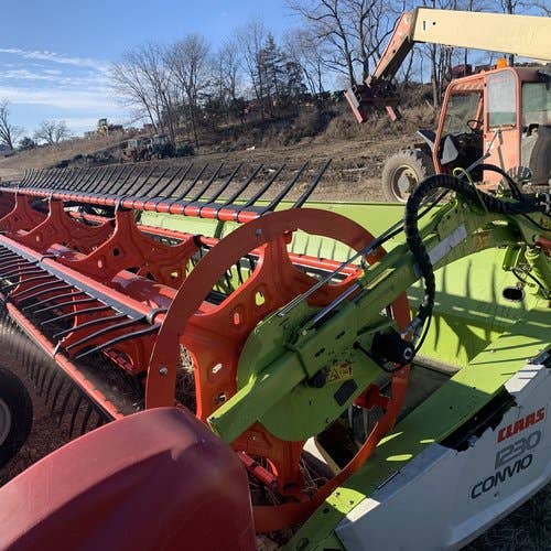 Used CLAAS 1230 ConvioFlex Header parts.