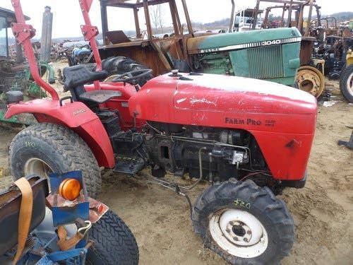 Used Farm Pro 2430 Tractor parts.