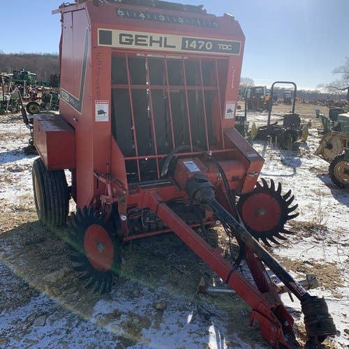 Used Gehl 1470 Baler parts.