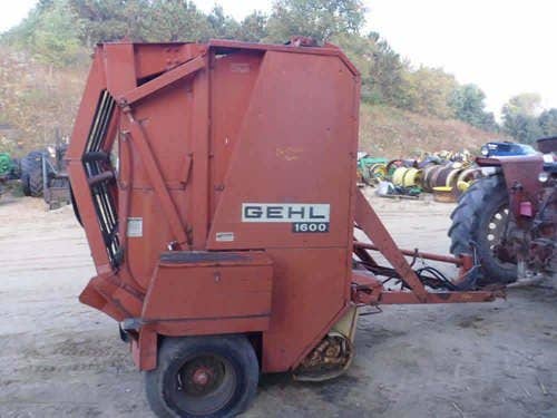 Used Gehl 1600 Baler parts.