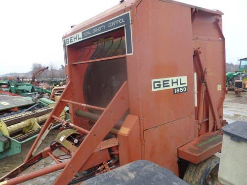 Used Gehl 1850 Baler parts.