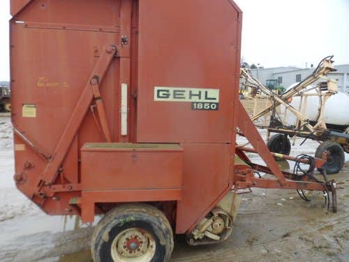 Used Gehl 1850 Baler parts.